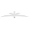 Ekena Millwork Alberta Architectural Grade PVC Gable Bracket, 108"W x 22 1/2"H x 4"D x 6"F, 5/12 Pitch GBP108X23X0406ALB00 - alternate 3